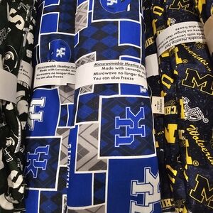 Blue and Gray University Logo Heating Pad